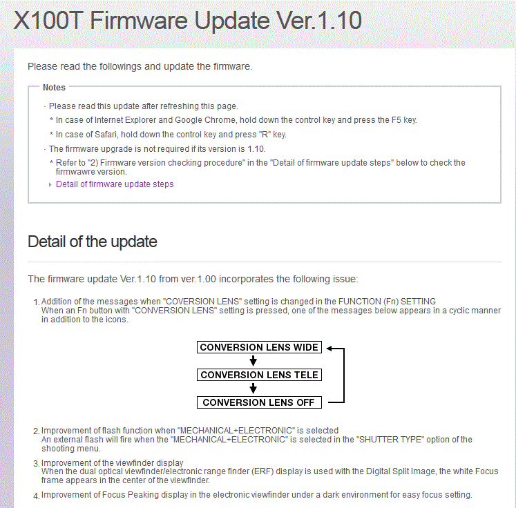 x100t firmware