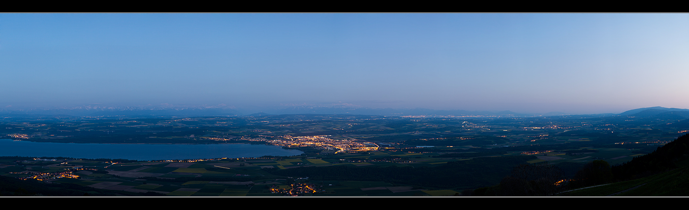 Yverdon depuis le Jura