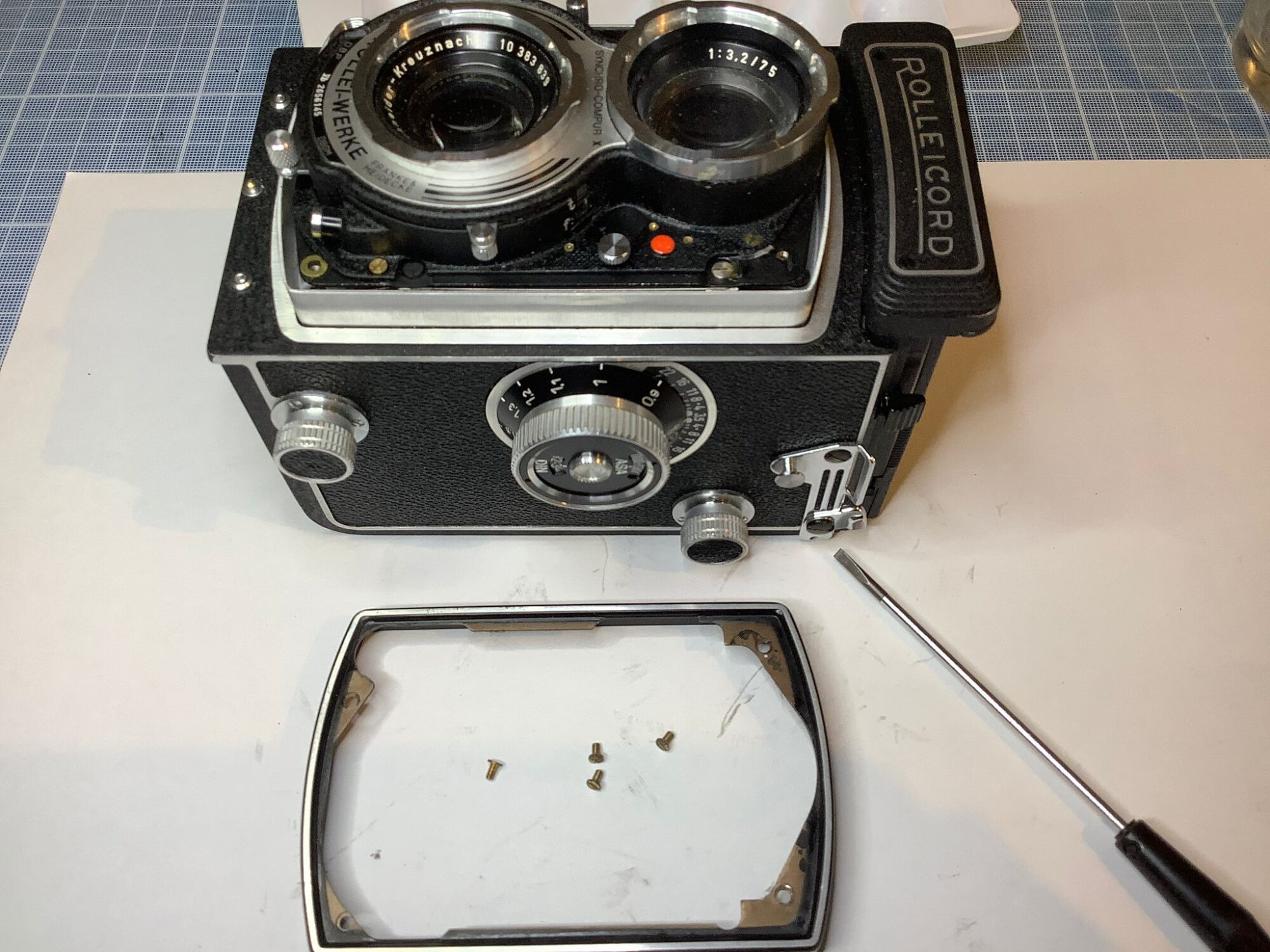 Rolleicord VB2 en démontage