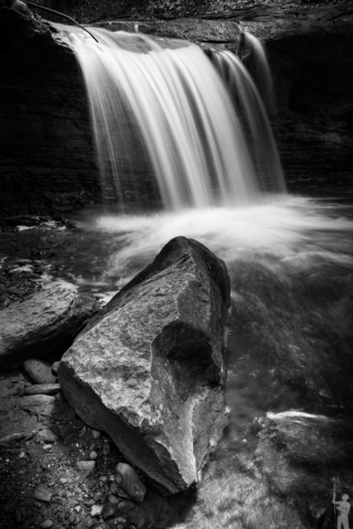 Chute de la Mèbre près de Crissier en Suisse