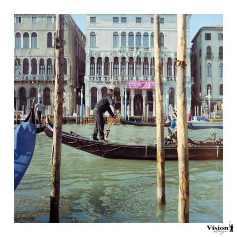 Venise en argentique 6x6 au portrait 400