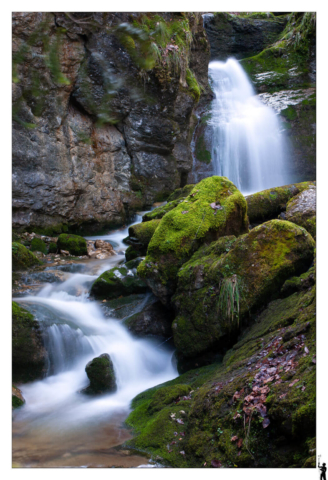 Cascade dans le Jura au Canon 300D