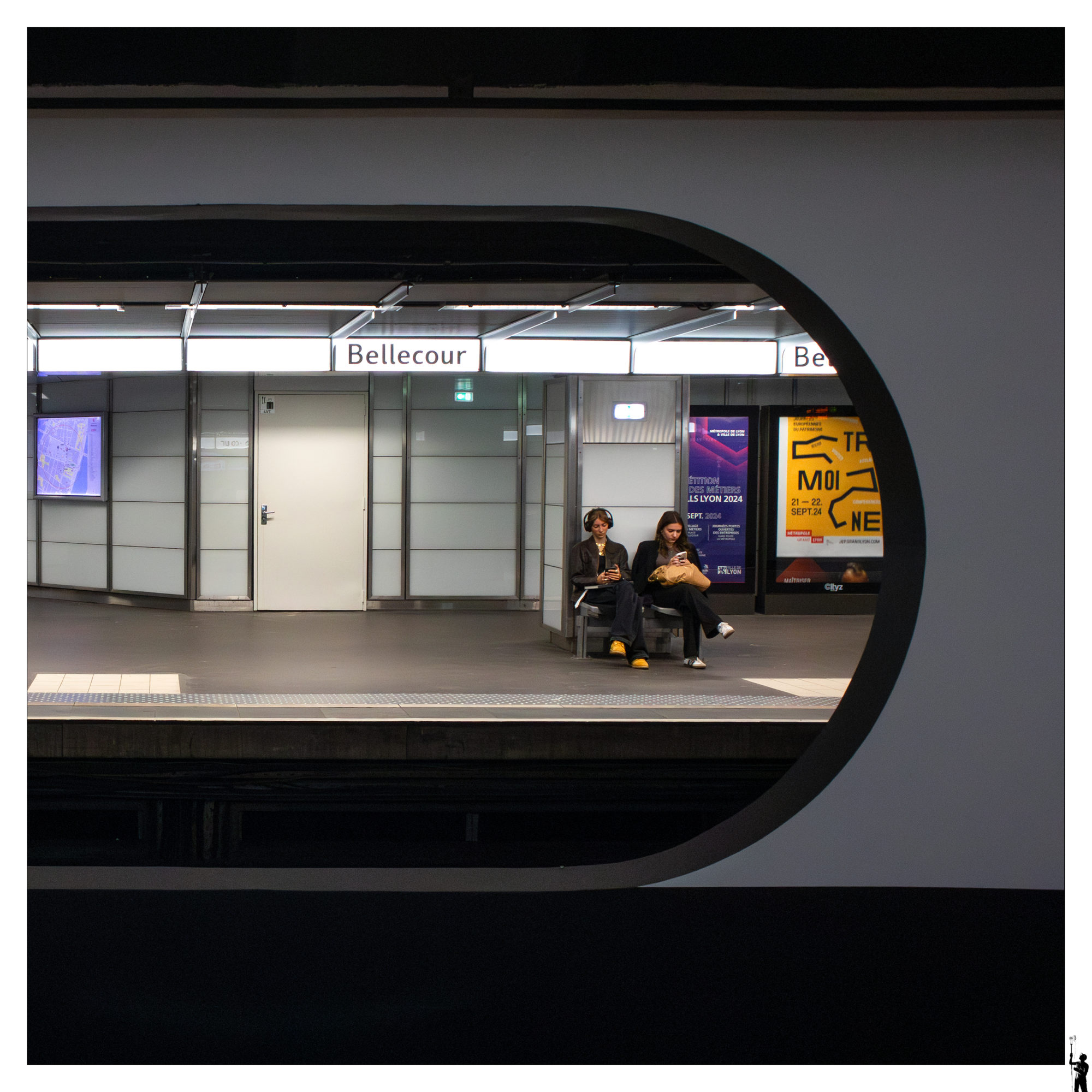 Dans le métro de Lyon