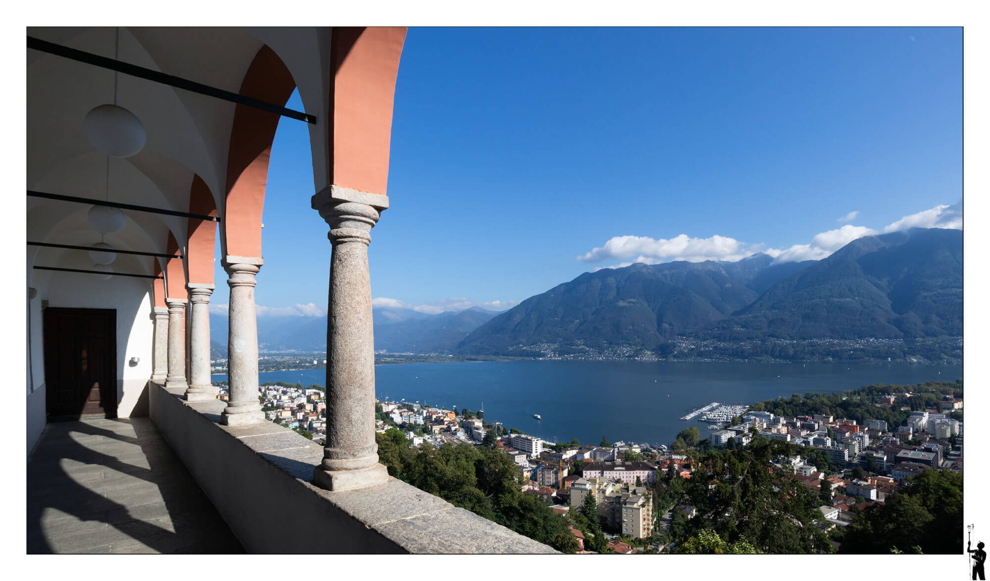 Depuis les hauteurs de Locarno, Tessin