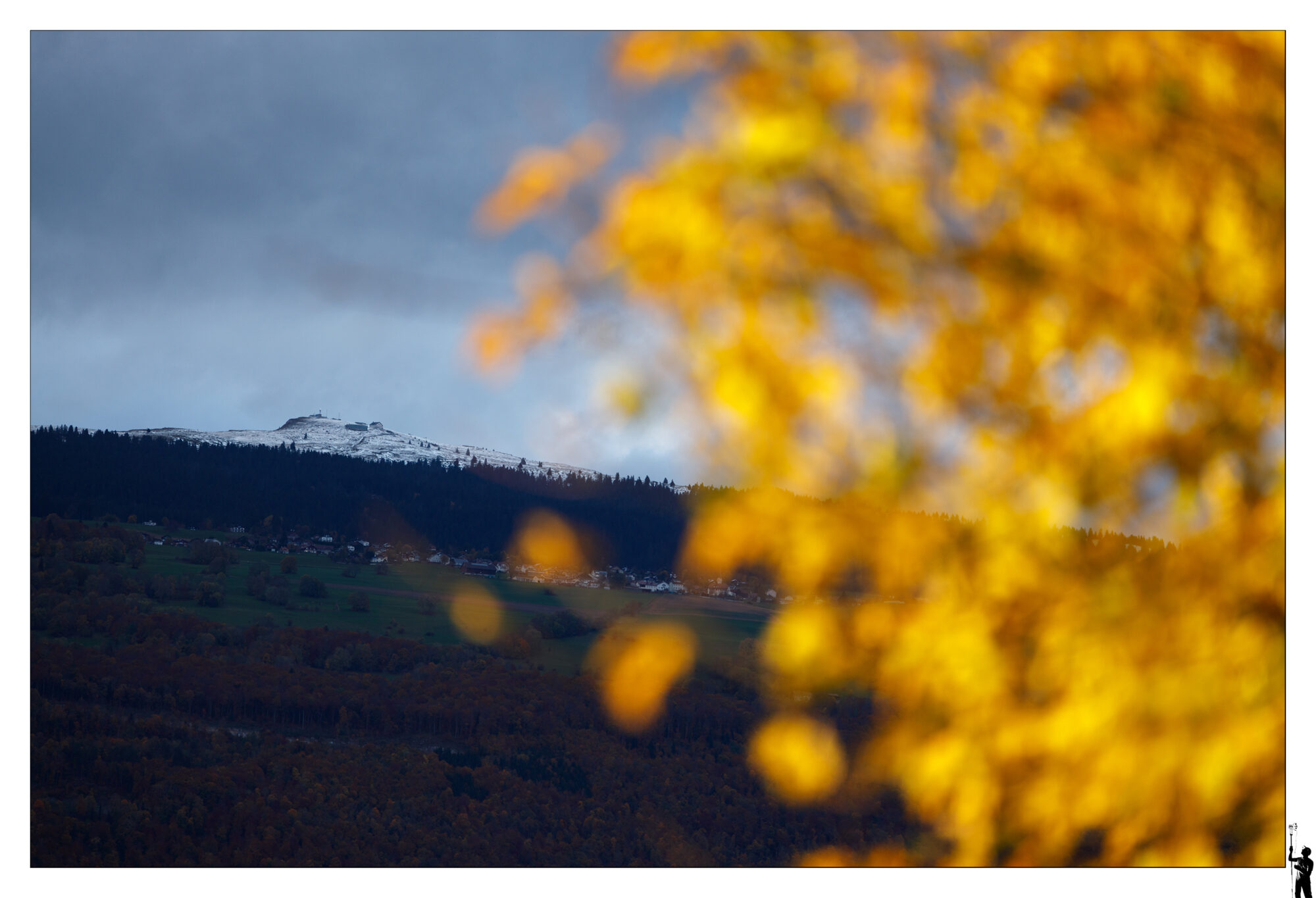 Entre lumière et ombre. Entre couleurs et monochrome.