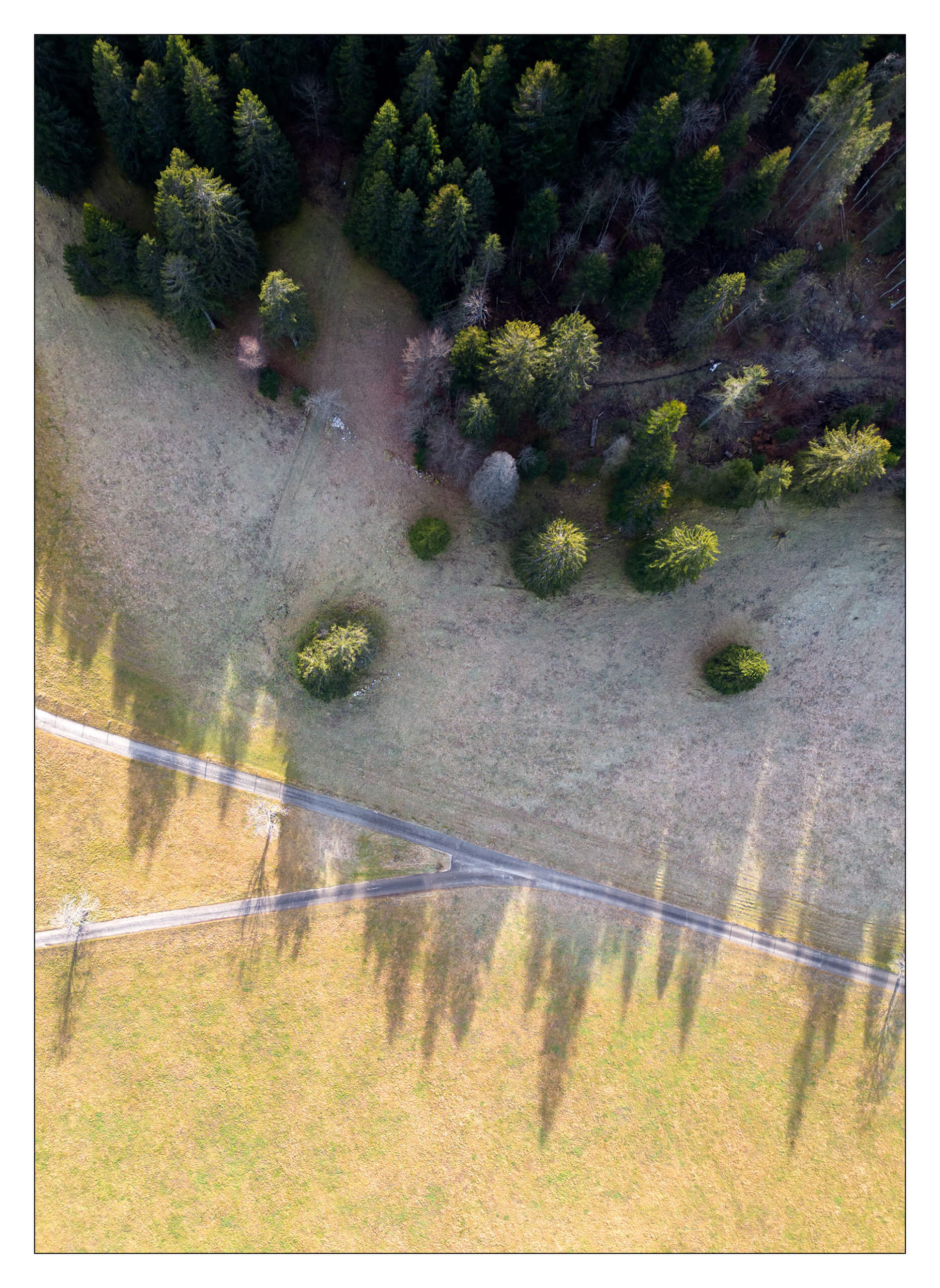 Vue du ciel au Drone DJI Mini Pro 3 du Jura