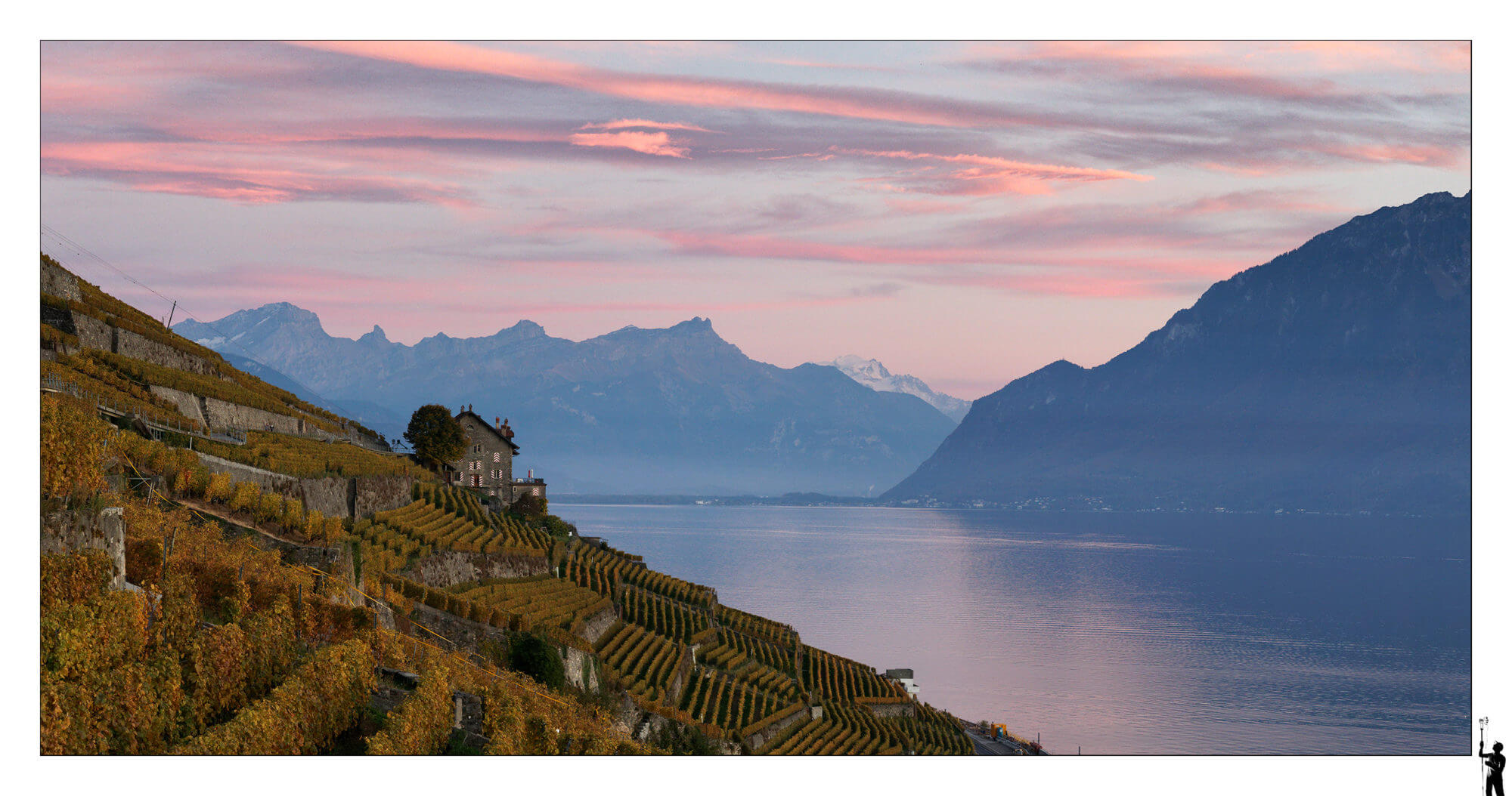 Lavaux en soirée