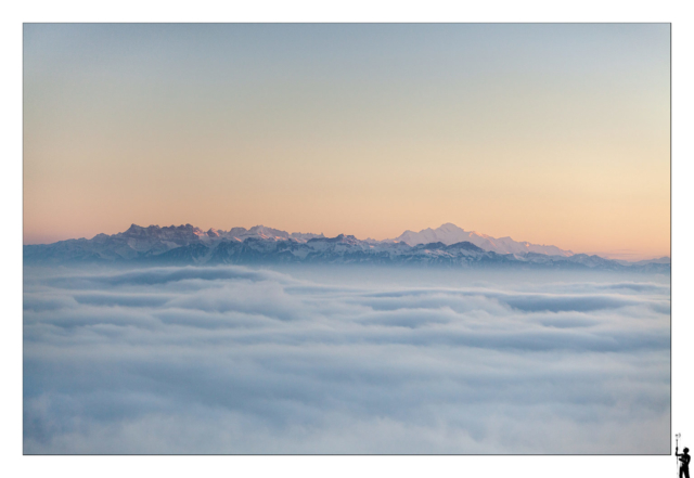 Alpes suisse depuis Mauborget. Suisse. 5Dmkii