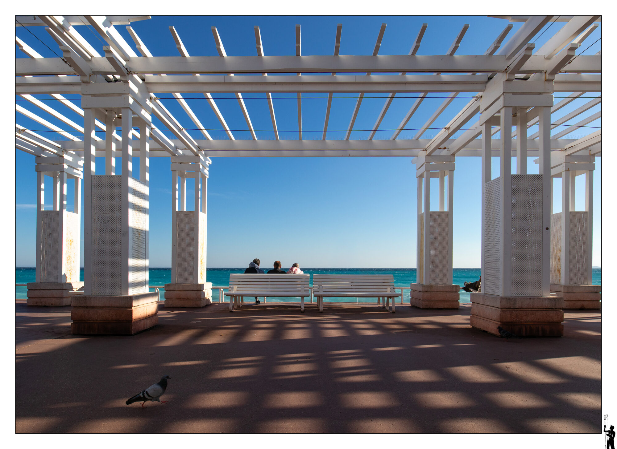 Sur la célèbre promenade des Anglais. Nice