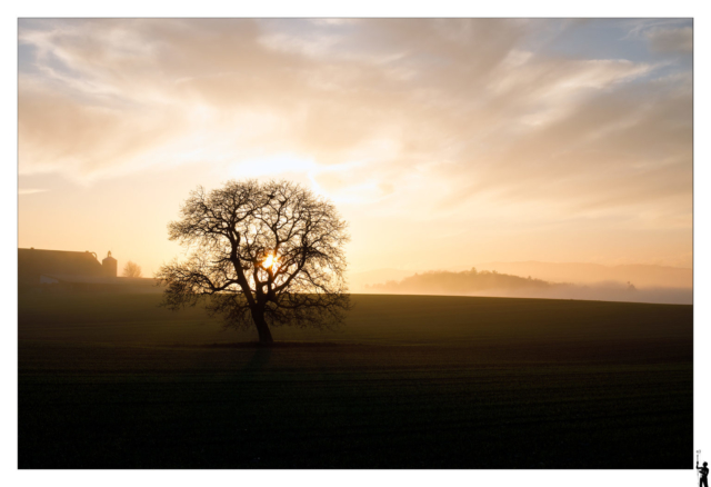 couché de soleil à Oulans