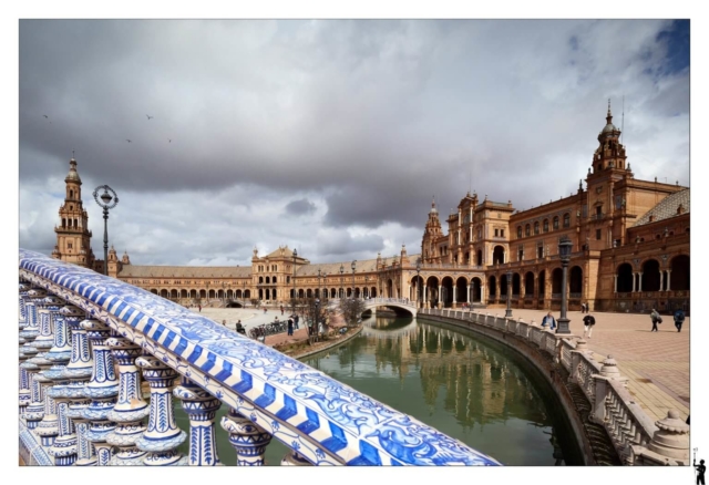 Place d'Espagne à Séville en Espagne