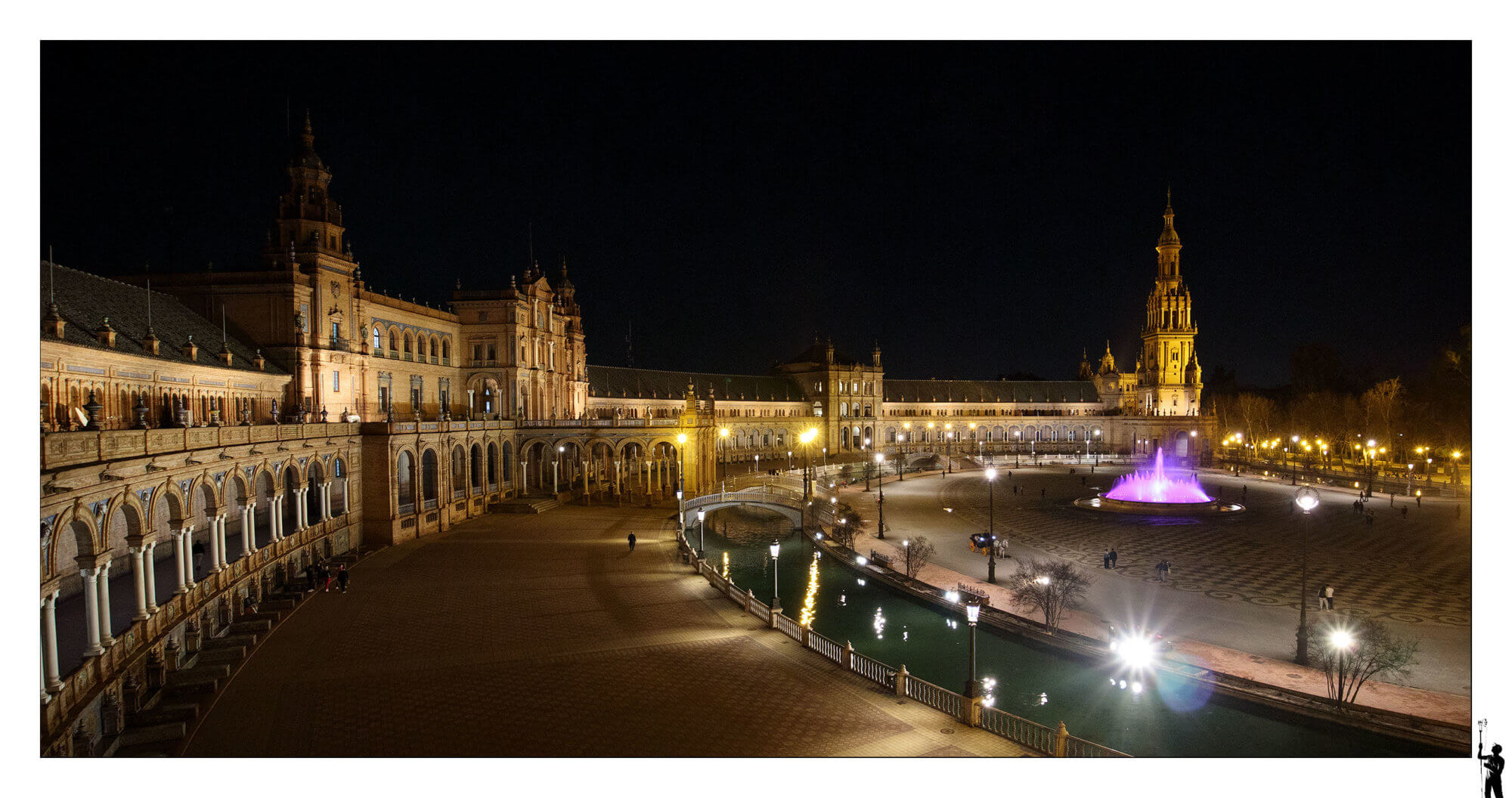 Place d'Espagne à Séville panorama