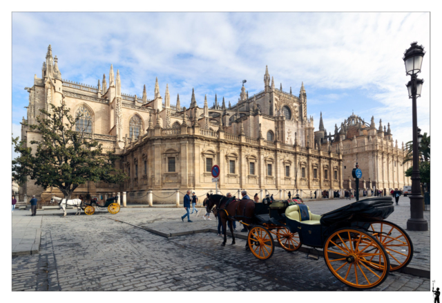 Place d'Espagne à Séville en Espagne