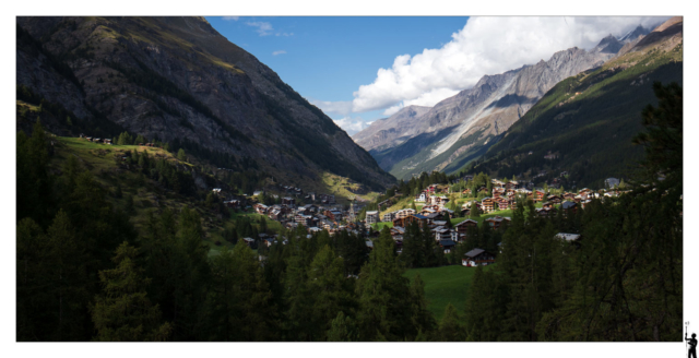 Le village de Zermatt en Suisse