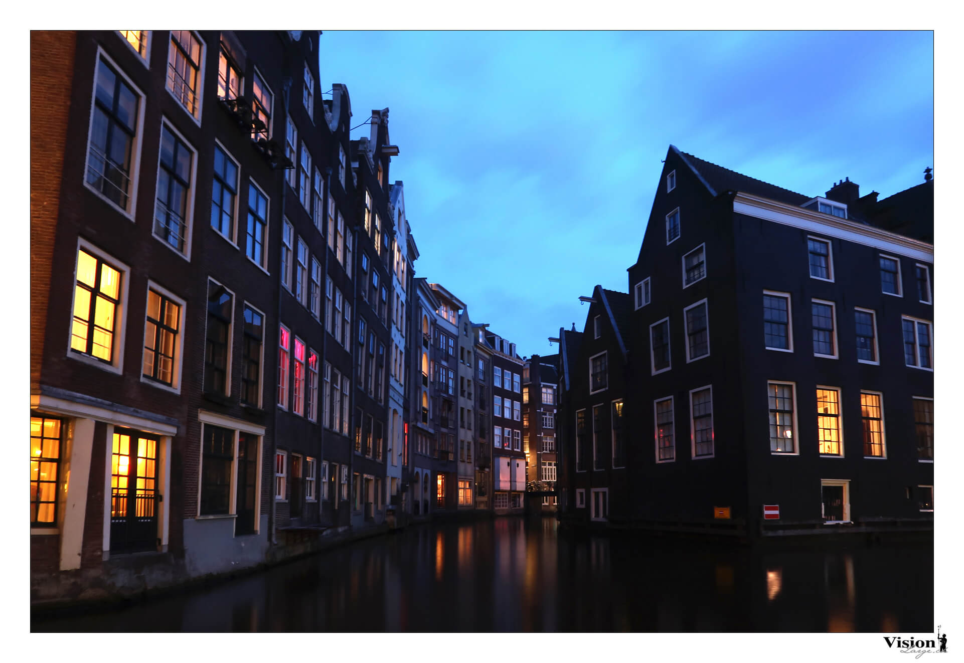 Amsterdam et ses quartiers la nuit