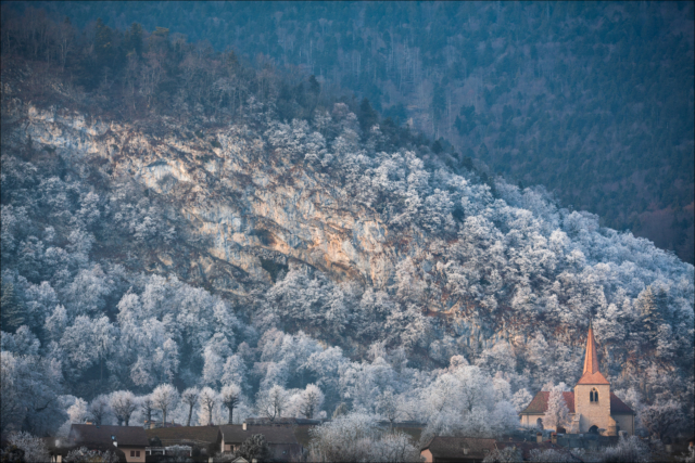 Baulmes en suisse en hiver