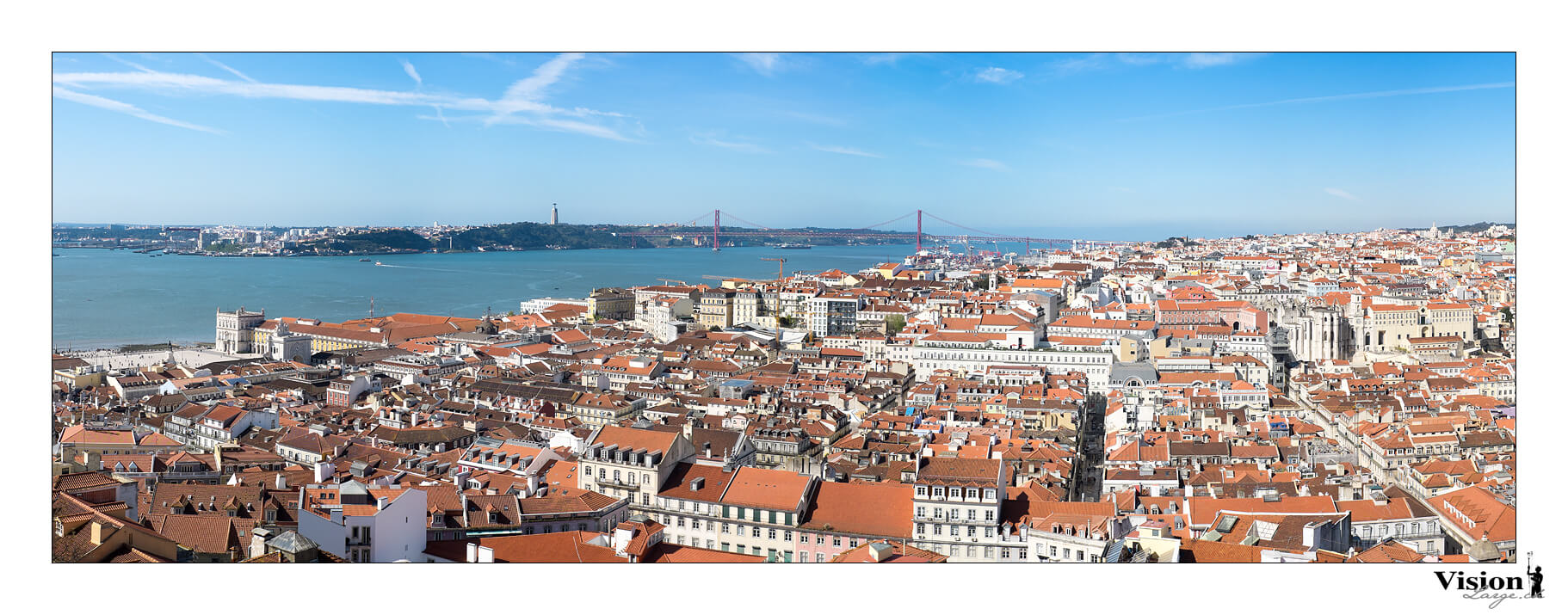 Panorama sur Lisbonne au Portugal