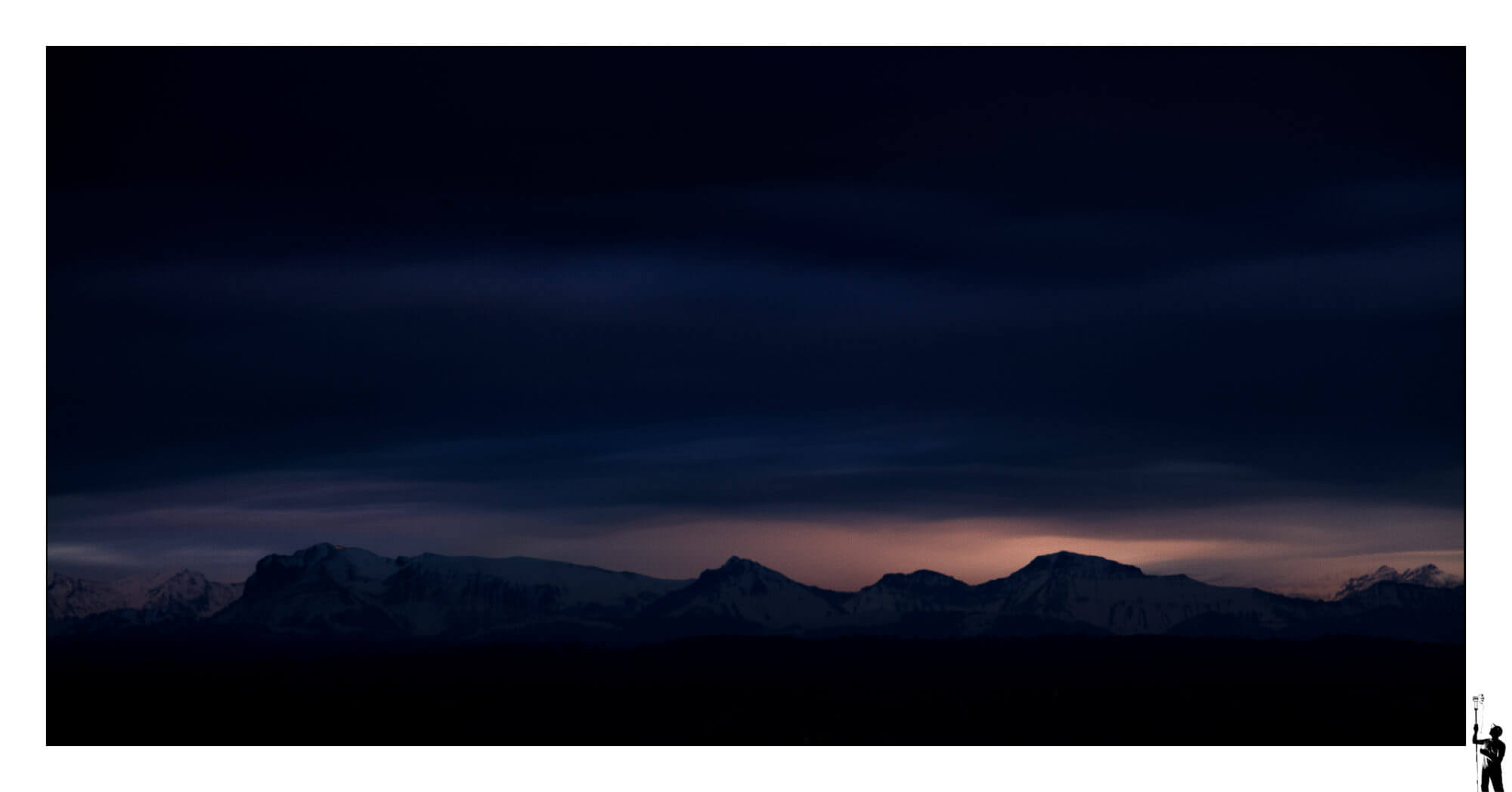 Nuit sur les Alpes Suisse. 5DmkII