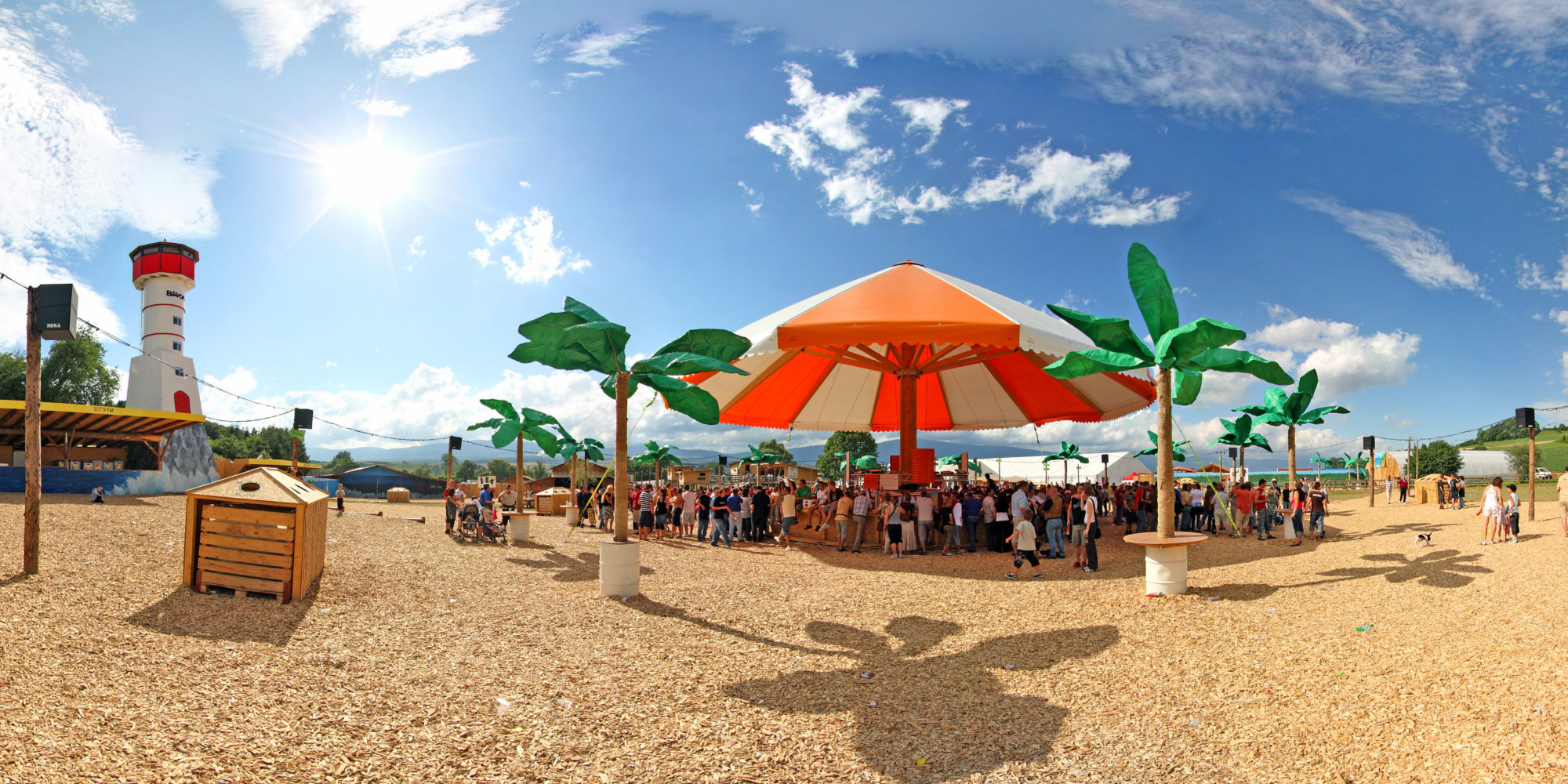 Le plus grand parasol du monde est à Bavois en Suisse