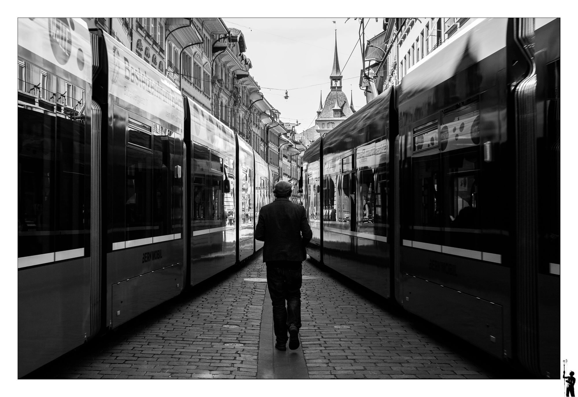 Les trams de Berne en noir et blanc