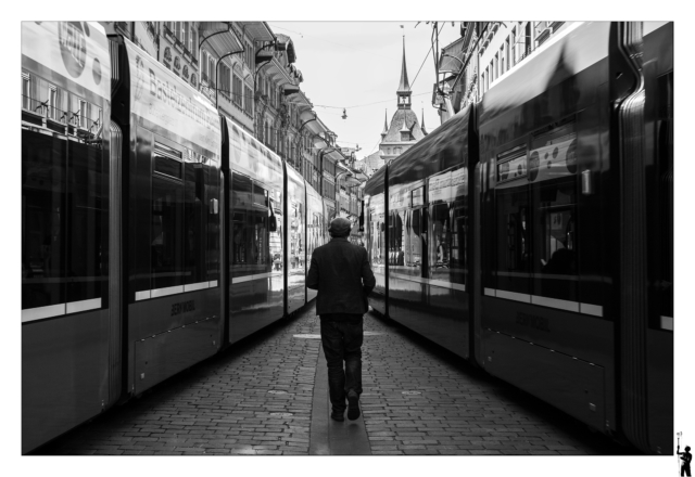 Les trams de Berne en noir et blanc