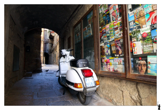 Italie et scooter
