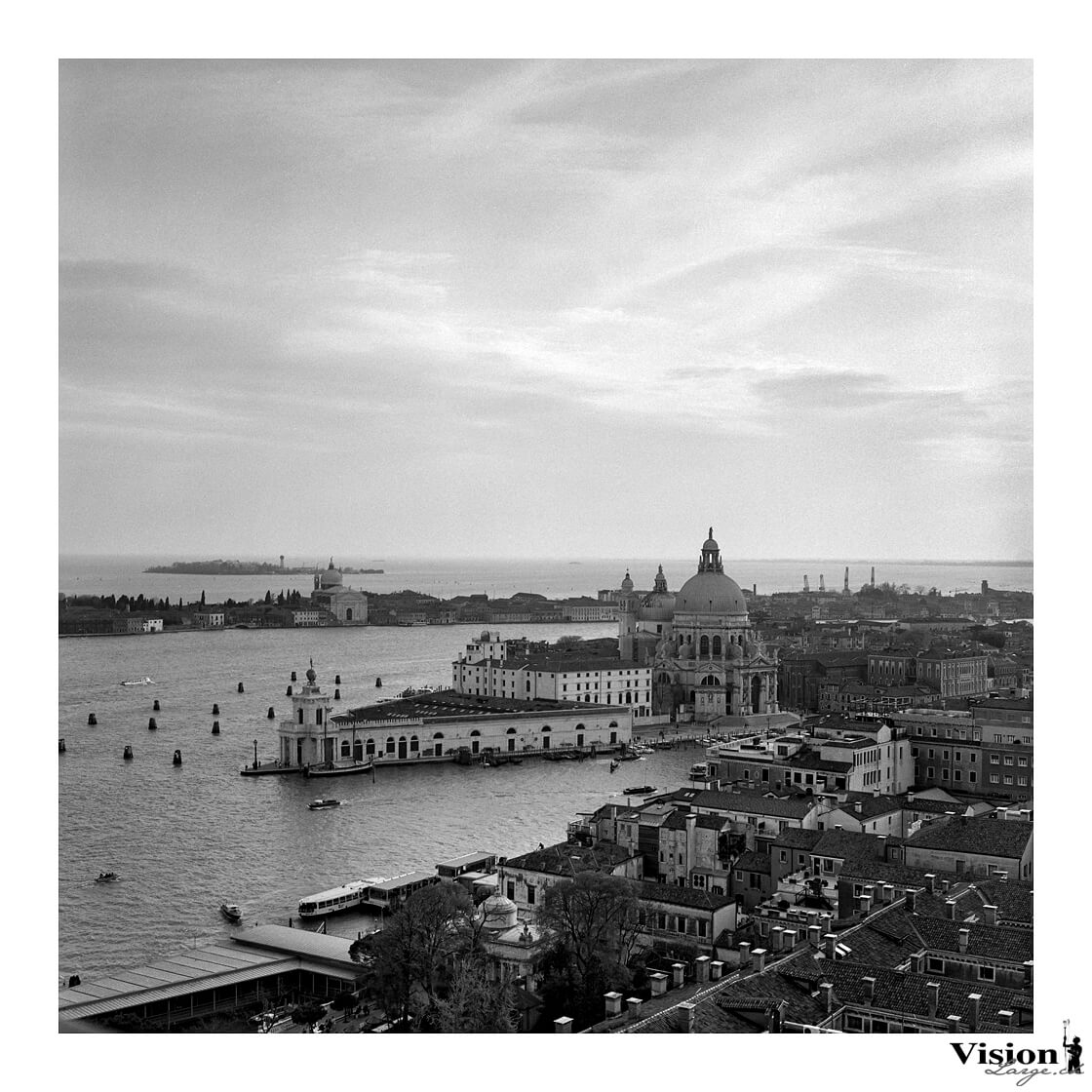 Venise au 6x6 argentique en noir et blanc
