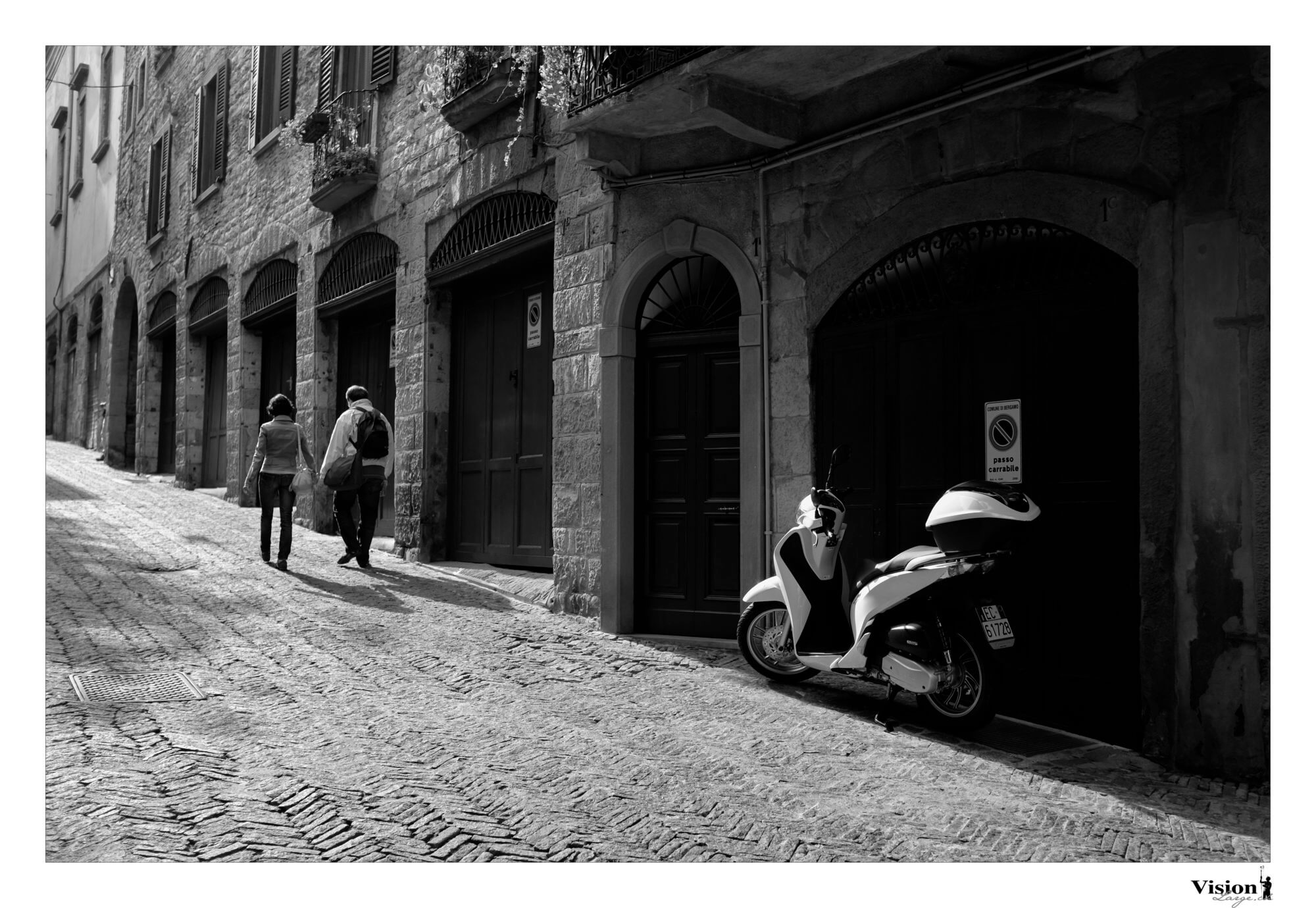 Bergame en Italie et sa vieille ville